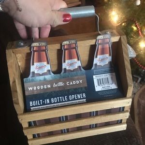 6 pack holder with bottle openerNWT